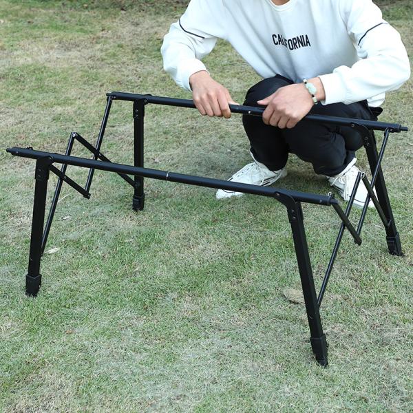 Bamboo Wood Anti Ultraviolet Foldable Outdoor Table For Picnic