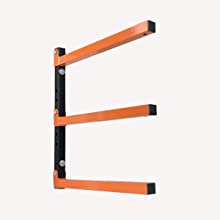 Стенная стойка для хранения древесины с 6-уровневой системой