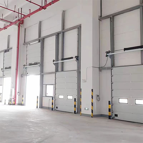 High Load Capacity Sectional Door Suitable For Heavy Vehicle Traffic Used In Railway Freight Depots