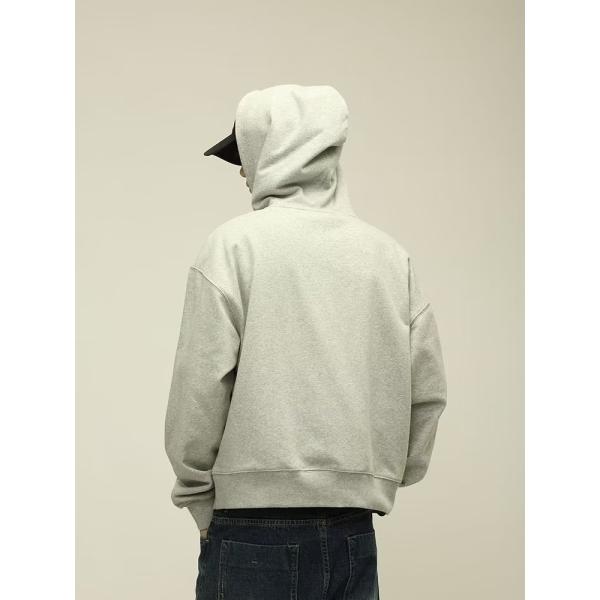 Men's Fleece Hoodie Cotton Heavy Weight Cropped Shoulder Boxy Tracksuits Hoodies For Men