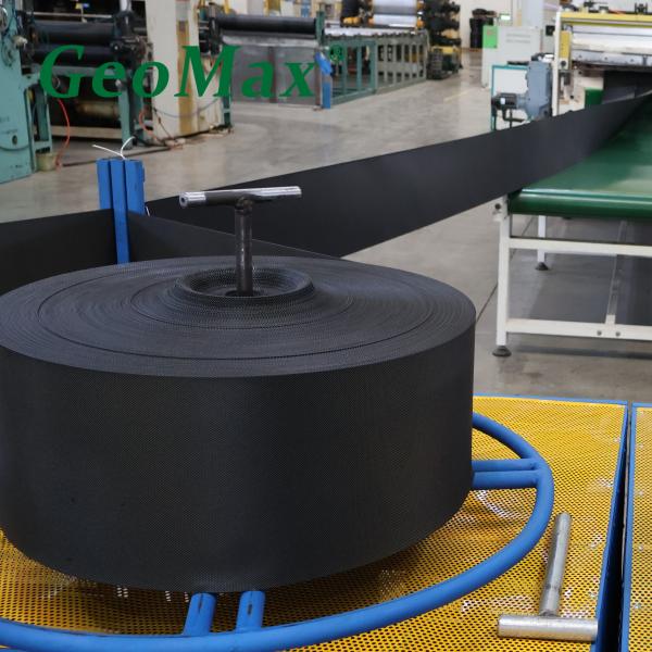 Géocelle en HDPE noir 150 mm Hauteur 445 mm Espace de soudage pour les murs de soutènement Murs de rivière Remplacement de gabions Mur végétalisé