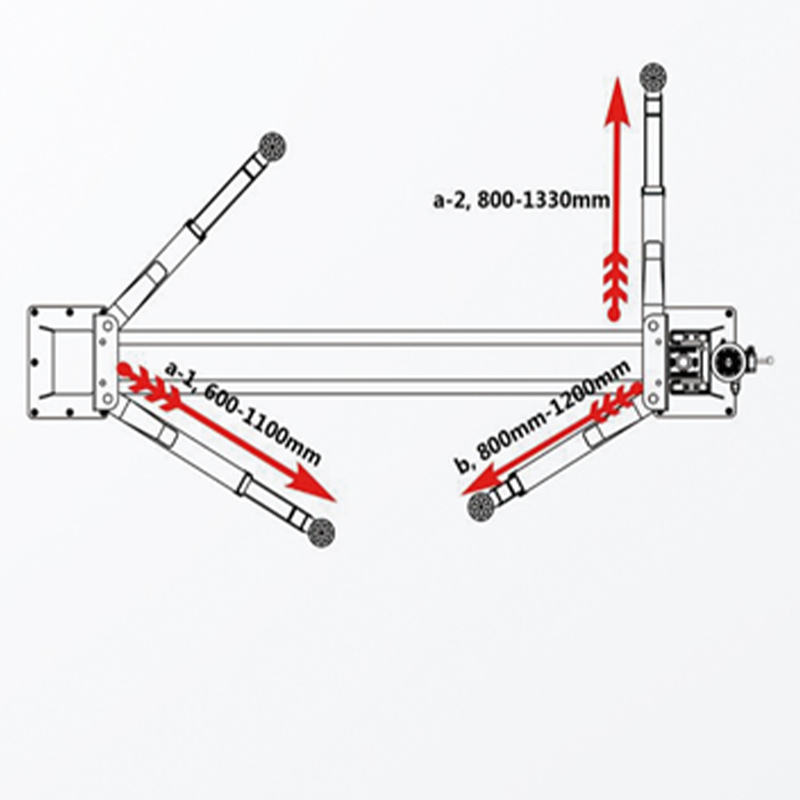 4000kg Capacity Hydraulic Lift with Two Post Design for Sedan SUV and Pickup Truck