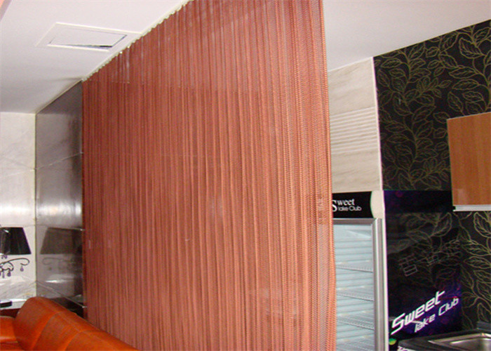 Разделитель раздела космоса Drapery катушки металла сетки Rustproof металла декоративный