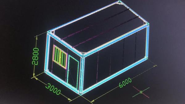 20FT Tiny Modular Dormitory Container Q235 Q355 Prefabricated Dormitory Unit