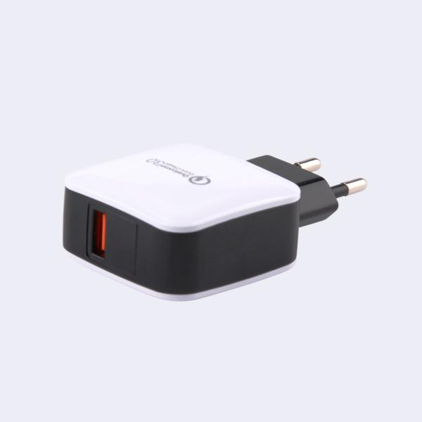 QC3.0 fast charge single USB port travel charger fast mobile phone charger wall charger home charger travel charger