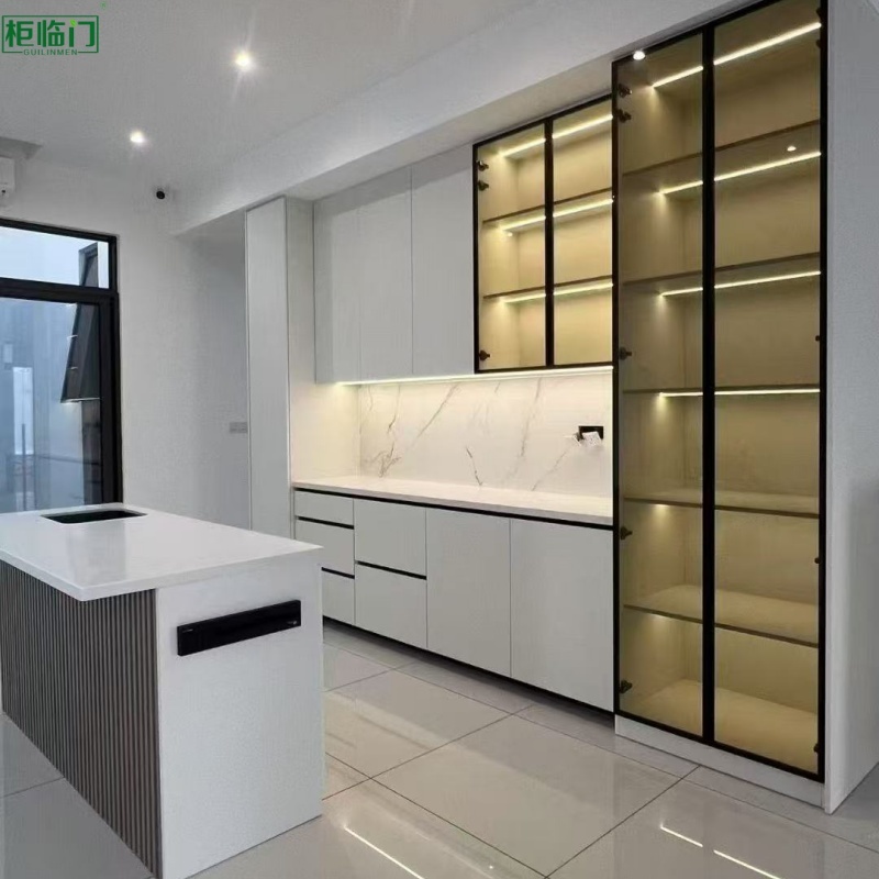 Lightweight Modern Aluminum Display Cabinet Easy To Clean Maintainance