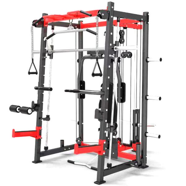 Medium Load Capacity Multifunction Gym Rack Smith Machine for Commercial Fitness Center