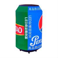 Panneau d'affichage d'écran à LED flexible télescopique pouvant afficher des bouteilles de bière pour les planétariums