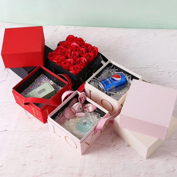 Luxury  Flower Base And Lip Packaging  Boxes For Bouquets  Gift Paper Flower Box