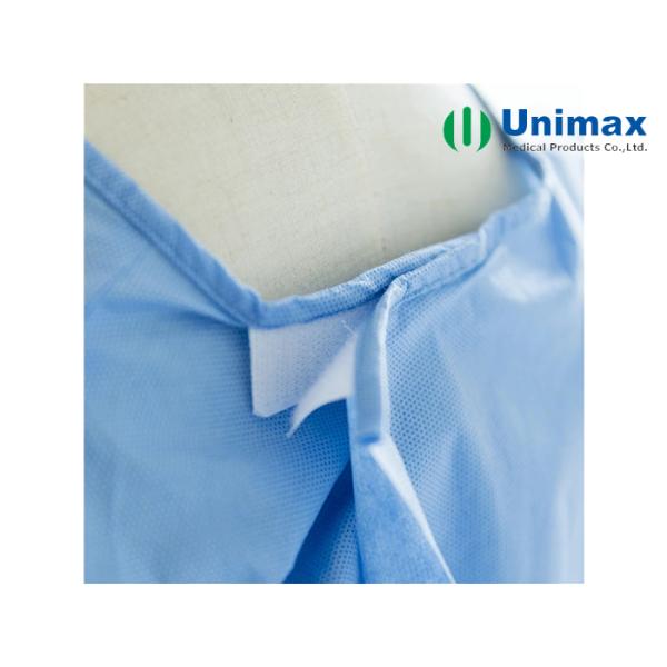 SMMS Blue EN13795 Disposable Surgical Gowns 45gsm
