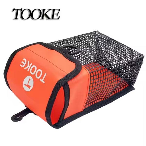 Pequeña bolsa de equipo de buceo de PVC de nylon 210D resistente al agua para bucear y nadar