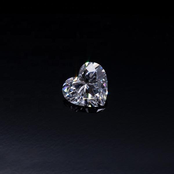 Heart Shaped 0.5-2.5 Carat Lab Grown Diamonds HPHT CVD Certified Loose D E F G H Colors VVS1 Clarity IGI Certified