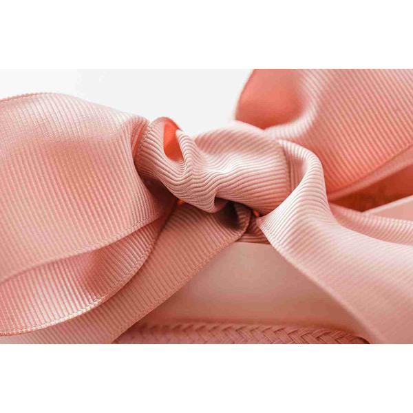 Recycled Small Pink Cardboard Printed Paper Gift Bags Ribbon Handle Bags