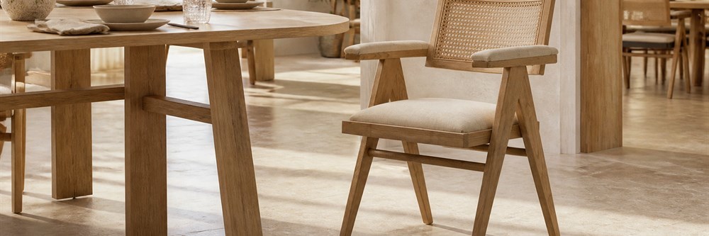 Natural Cane Back Dining Armchair CYC-031-NTL