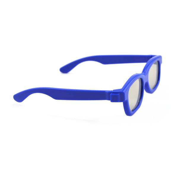 Plastic Kids Polarized 3D Glasses , Disposable Eye Glasses With Colorful Frame