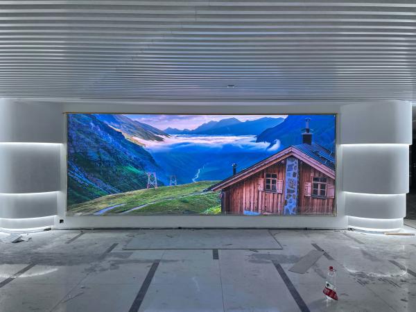 Da sala de conferências eletrônica video da parede P1.56 do diodo emissor de luz de HD tela conduzida espaçando pequena