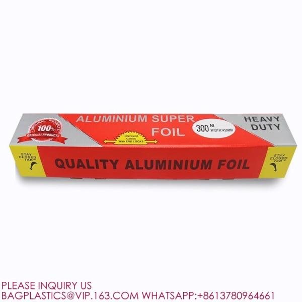 Customized Household Catering 8011 Aluminum Foil Roll Packaging Cooking Frozen Barbecue