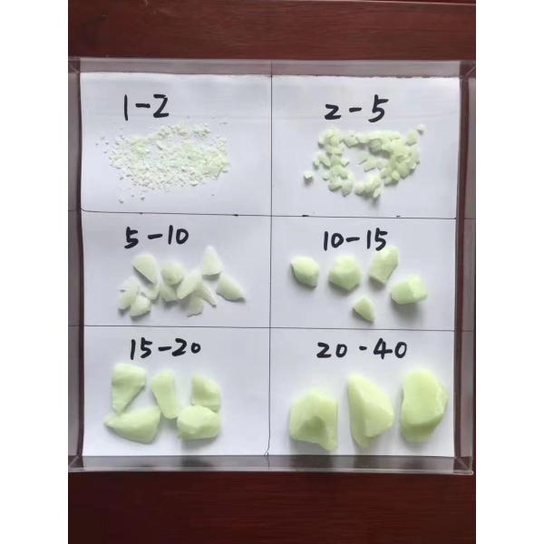 cailloux lumineux photoluminescents de lueur 5mm foncée de 1mm