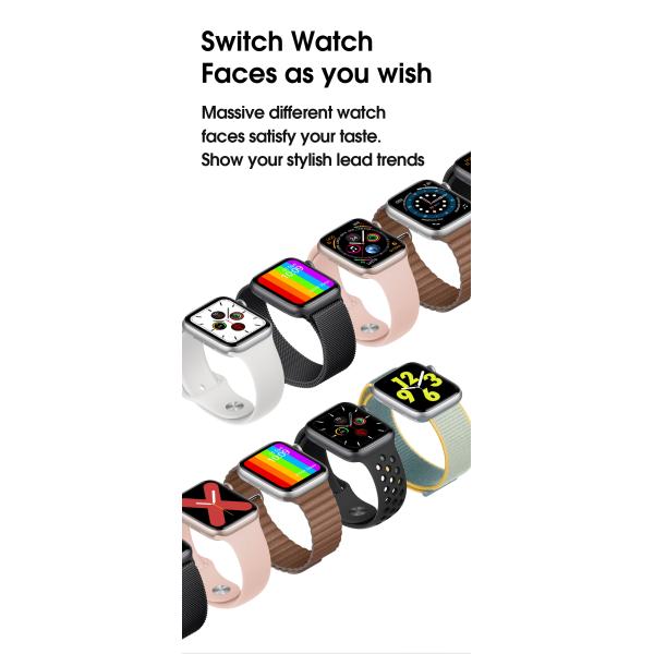 Положительная величина дозора W26 кровяного давления ECG дюйма 260mAh MTK2505D 1,75 умная для дам