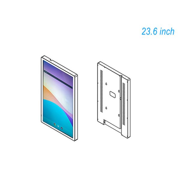 23.6 inch WiFi wireless connection customized medical consultation room screen digital signage solutions