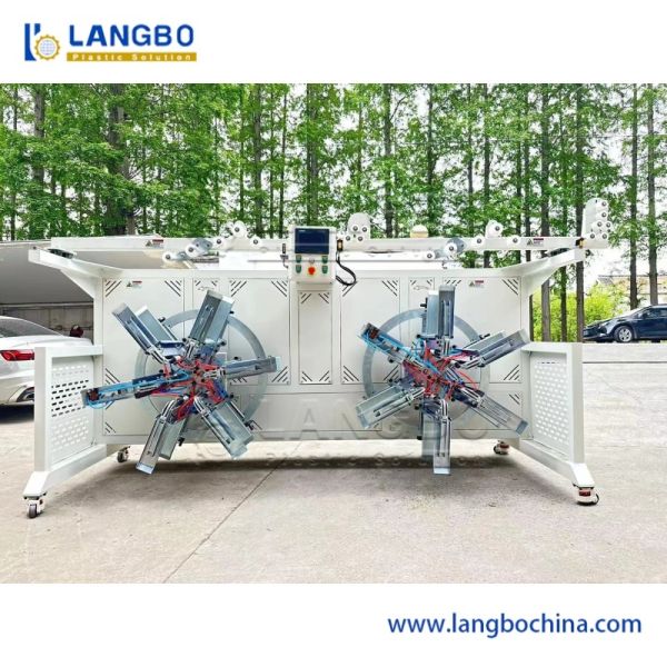 Automatic PEX Pipe Coiling Machine with 16-40mm Pipe Diameter Range, Adjustable Winding System, and PLC Control