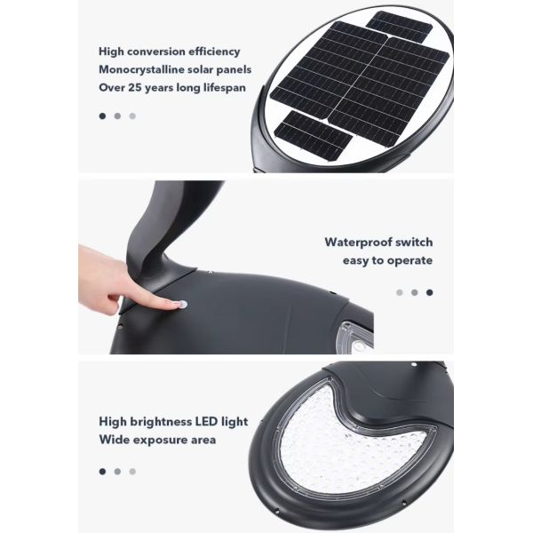 Ultra-Bright Solar Garden Lights Dusk to Dawn Waterproof LED Lights for Outdoor Decoration