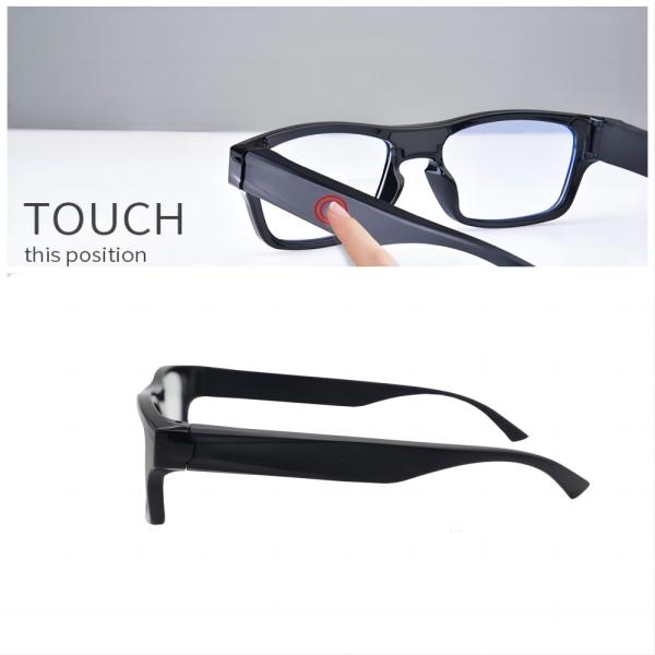 Men Women Security Camera Glasses Blue Light Filter Polarized Glasses For Outdoor