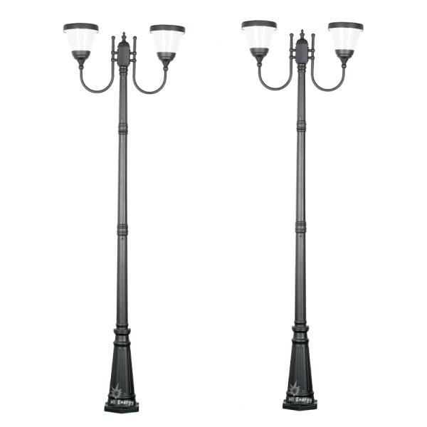 High Lumens Outdoor Solar Patio Lights ABS PS 6W Waterproof Decorative 220V