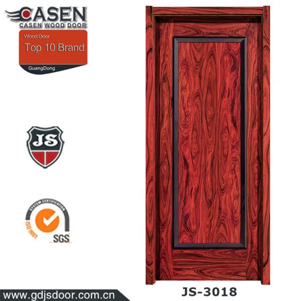 6 Layer PU Painting Flat Flush HPL Doors Waterproof Solid Wood 90cm