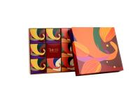 Cajas de cartón hechas a mano para almacenamiento de alimentos Chocolate de estampado en caliente que empaca grueso de 2 mm