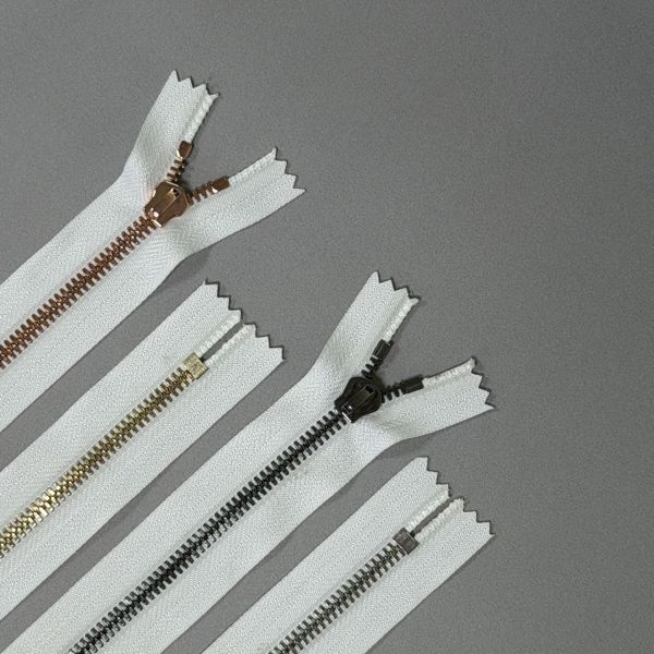 Light Luxury Metal Corn Teeth Zipper #5 Rose Gold Uniform Plating Dense Arrangement