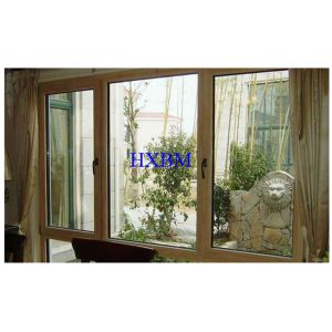 Madera revestida de aluminio resistente Windows del viento para el proyecto de edificio