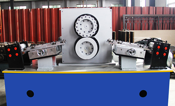 Coil Sheet Rolling Rotary Punching Machine Gear Drive With Servo Feeder