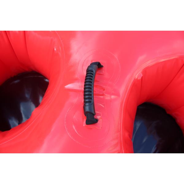 barco inflable de los juegos del agua de la lona del PVC del 1.7x1.7x0.5m