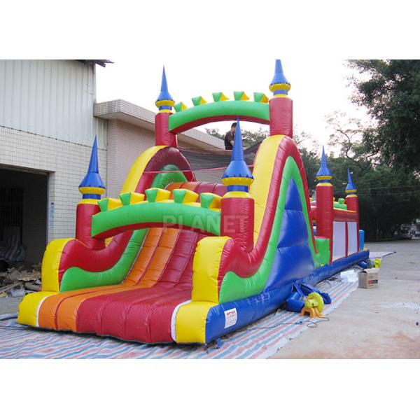 Дом прыжка проблемы полосы препятствий смешных игр спорта взрослый раздувной