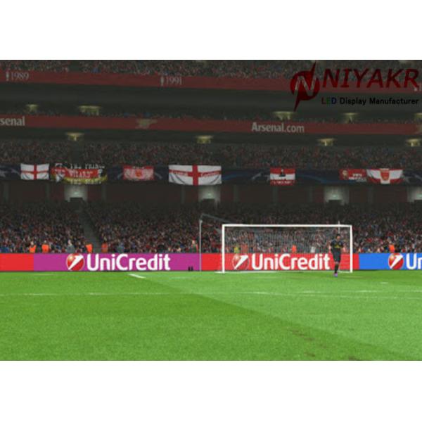 На открытом воздухе знамена дисплея СИД футбольного стадиона П10 для рекламы периметра