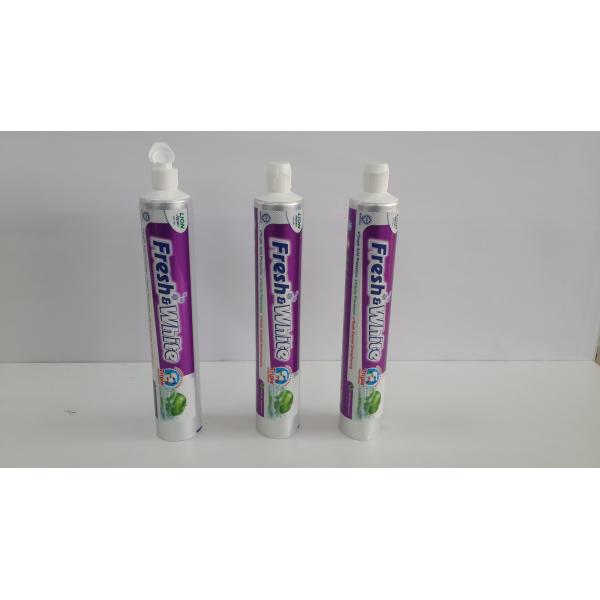 160g多数色は帽子でプラスチック アルミ ホイルのラミネーションの歯磨き粉包装ねじフリップを印刷しました