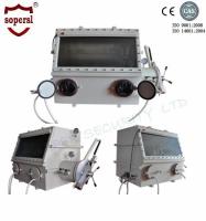 Caixa de luva de aço inoxidável do laboratório/equipamento médico anaeróbico de caixa de luva