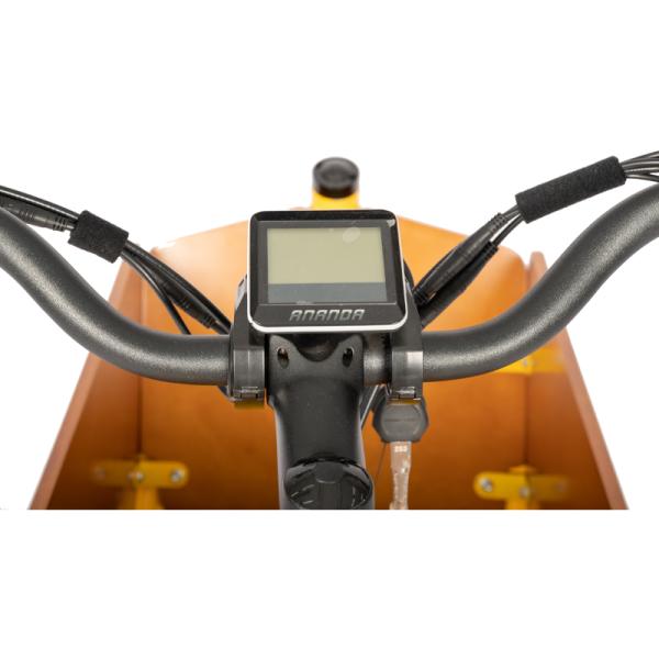 Drop ship Electric Cargo Bike with Rainproof Front Wooden Box Charging Time 3 hours