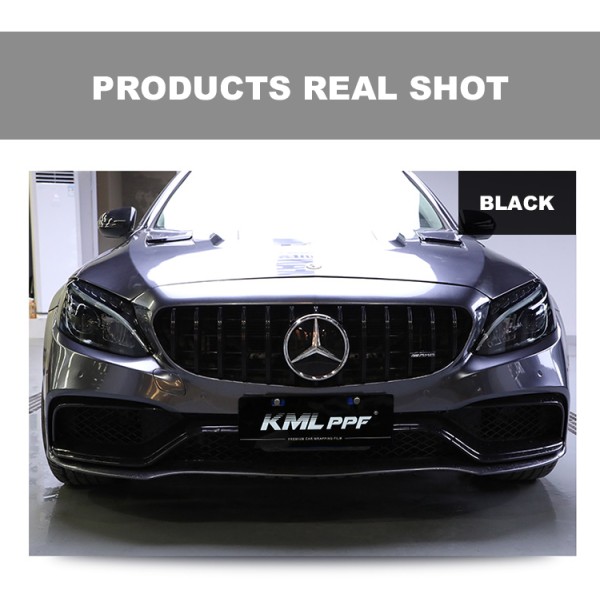 30cm*10m Photochromic TPU Car Lamp Film Clear to Black Car Headlight Film