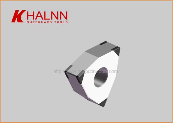 ISO9001 High Efficiency Pcbn Cutting Tools , Cubic Boron Nitride Inserts