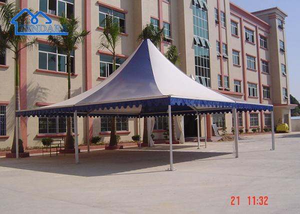 Aluminum Alloy Wedding Tent Floor High Peak Frame Pagoda Tent  For Outdoor Party