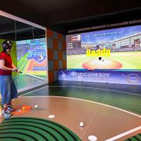 Pavilón Batting Pavilón Batting Cage Pitching Machine Simulación de béisbol