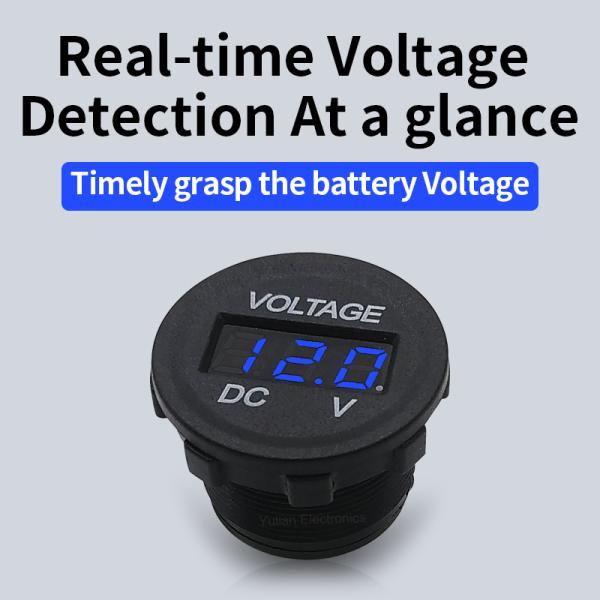 2 In 1 12V -24V Car / Motorcycle USB Charger Dual Usb Port Morfayer