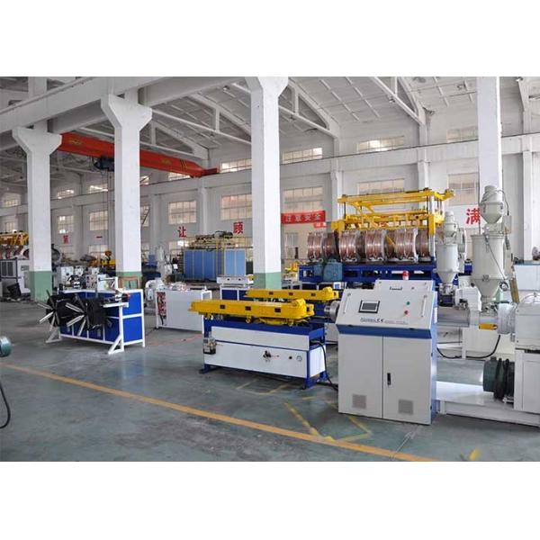 PE PVC Cable Protection Pipe Extrusion Line Single Wall Tube