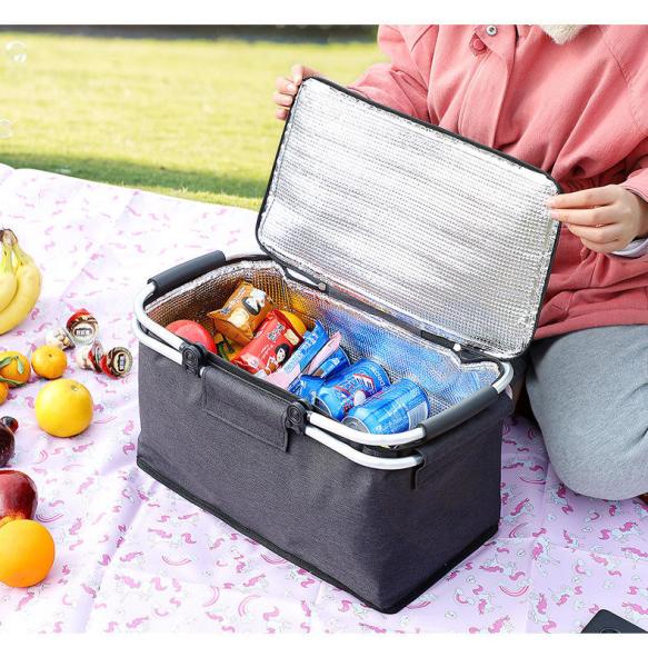 Food Thermal Moisture Proof Camping Cooler Bag Heat Preservation For Picnic Lunch