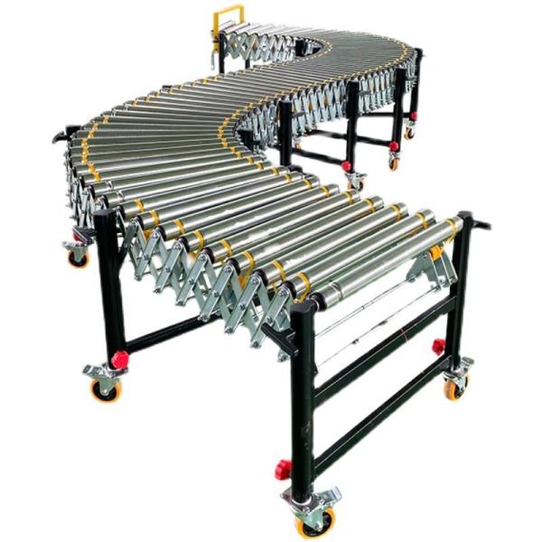 40 t/h Conveying Capacity Gravity Roller Conveyor for Customizable Conveyor Belt