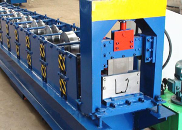 6 Inch Ppgi Seamless Half Round Gutter Roll Forming Machine Hand Operated 3kw