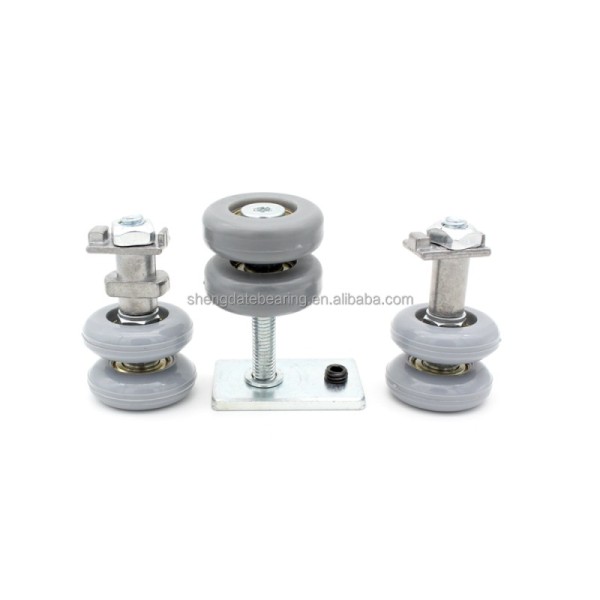 Adjustable Black Sliding Balcony Wheels with Bearings for Windows