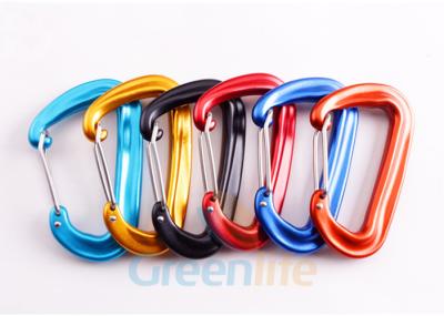 D Shape Snap Hook Carabiner Aluminum 7075 Material Good Accessory For Lanyards